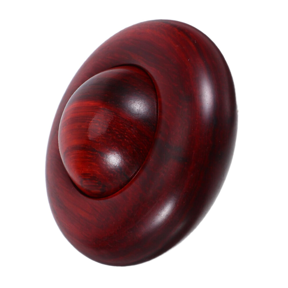 Wood Hand Massager Ball DoubleSided Baoding Balls for Stress Relief Hand Exercise and Office Relaxation