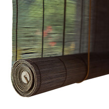 Bamboo Blinds 100% Bamboo Exterior Roller Shade With UVResistant Lift System, 100W x 170H cm