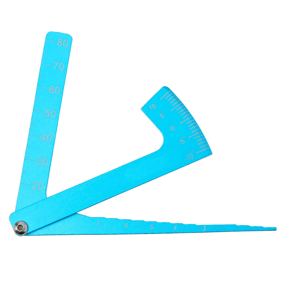 Rc Adjustable Ruler For Height And Camber Multiangle Measuring Tool, Compatible With Hsp 1/10 And 1/8 Onroad Rc Cars 9187378464793