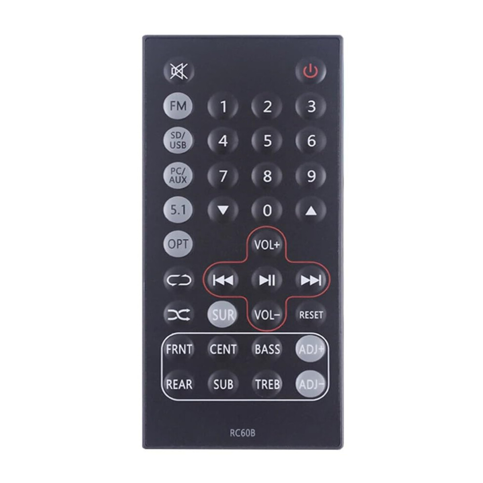Remote Control For Speaker System Rc60b C2xb C6xd Replacement With Easy Quick Response Buttons 9347817552560