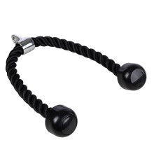 Triceps Rope 70cm For Cable Pulldown Machines, Cable Pulldown Attachment, Home Gym Triceps Biceps Back Shoulder