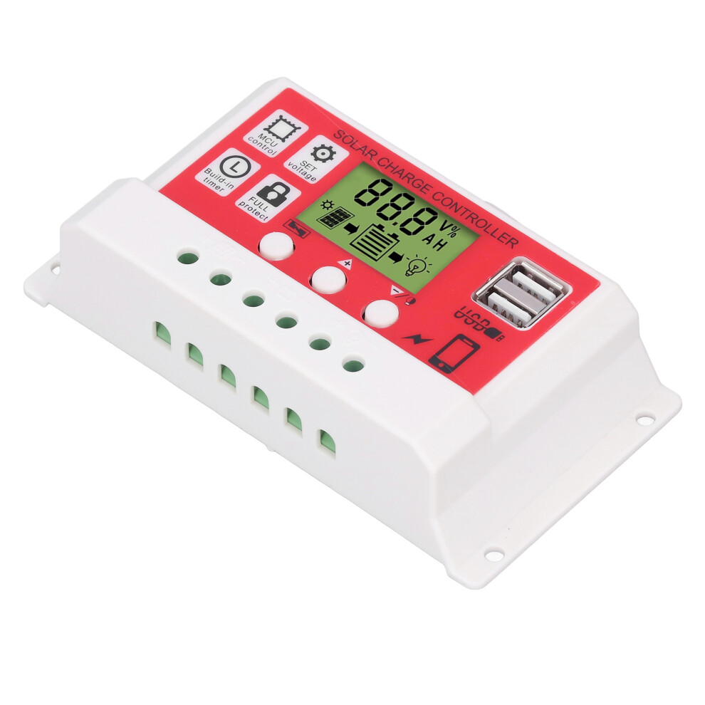 12V/24V 20A Pwm Solar Charge Controller With Lcd Display 4231375898879