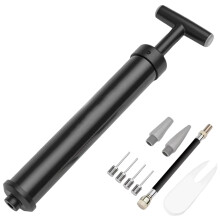 Football Pump - Manual Portable High Pressure Inflator for Basketball, Volleyball, and Sports Balls, Compact Size, Durable Design