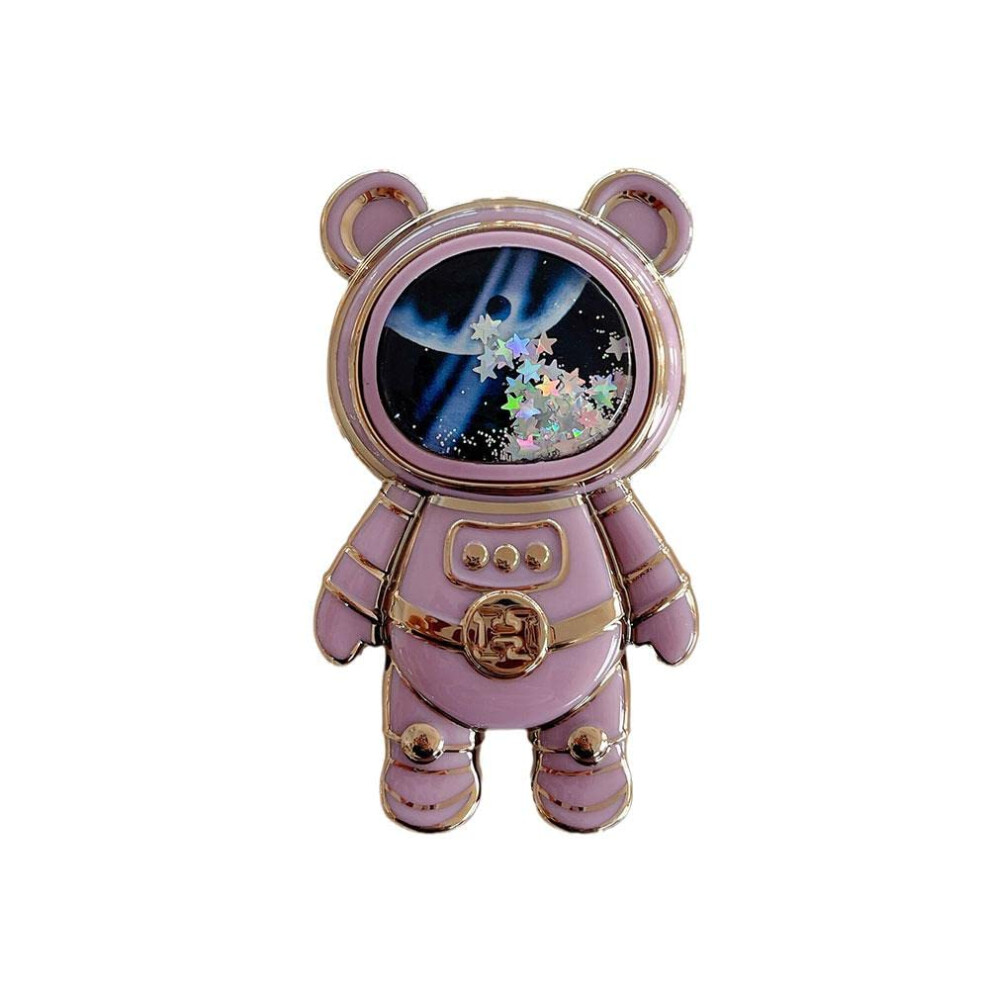 Astronaut Quicksand Glitter Phone Case With 360 Magnetic Stand Compatible With Iphone, Samsung, Huawei, Xiaomi 9382693312228