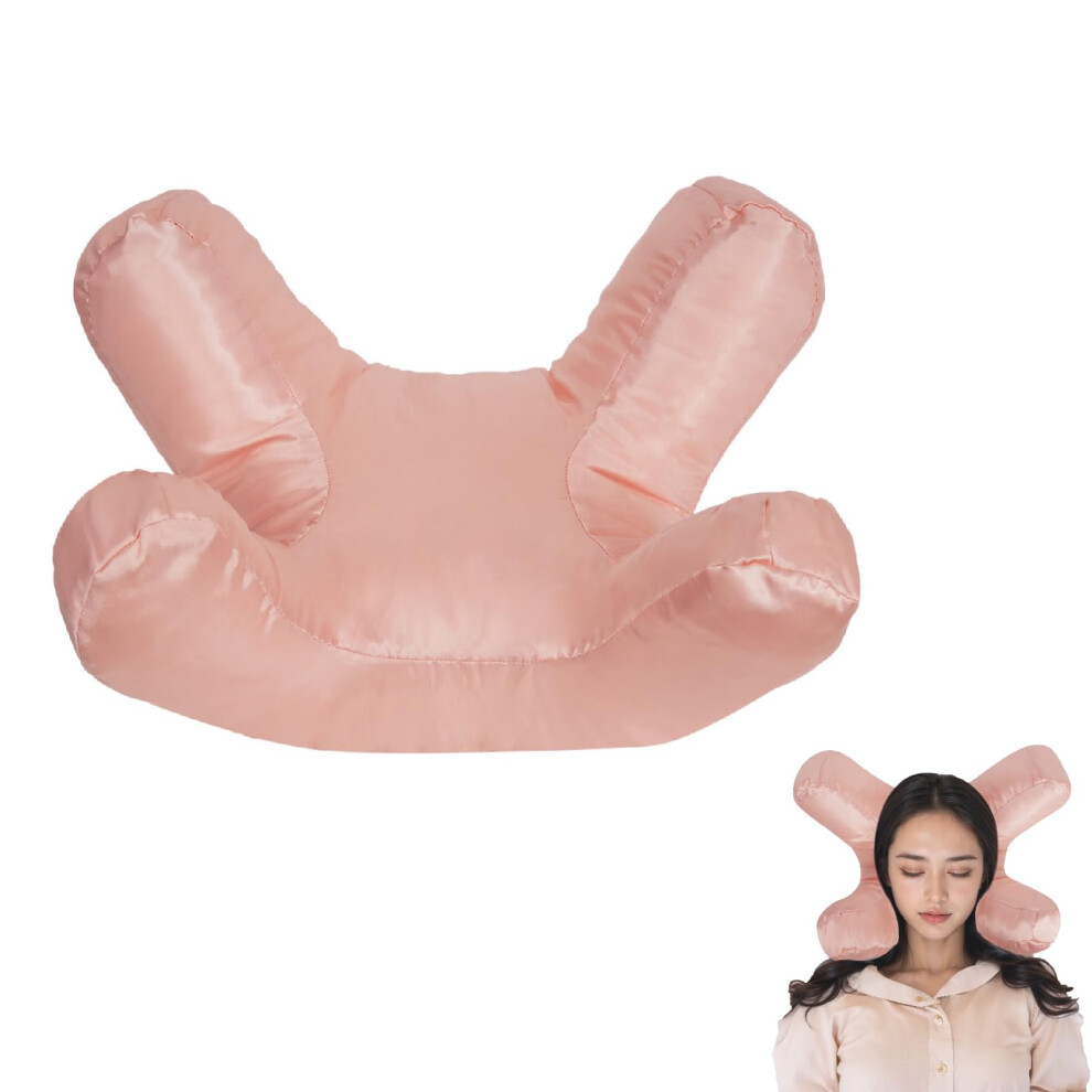 Face Pillow For Side Sleeping Anti Aging Beauty Pillow Reduce Facial Wrinkles Sleep Lines Light Pink