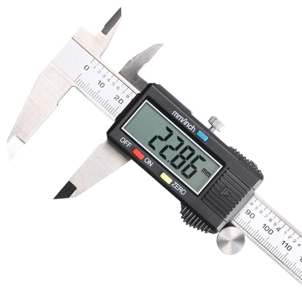 Digital Vernier Caliper 0150Mm Inch/Metric Stainless Steel Electronic Caliper With Large Lcd Display 9187378022306