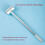 25mm Hinges Adjusting Wrench Hook Spanner CR-V Spanner Key for Round Bolt Hand Tools Adjustable Wrench Tools 2