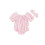(12-18M, Pink) Dětské overaly s s čelenkou 1
