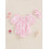 (3-6M, Pink) Dětské overaly s s čelenkou 6