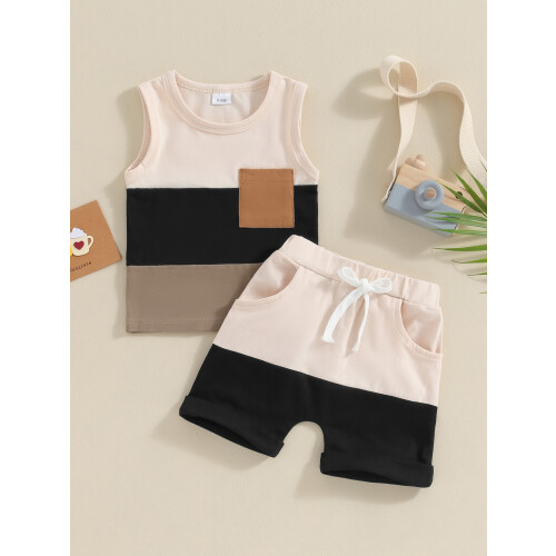 (12-18 Months, Apricot) Ensemble 2 pcs pour tout-petits. 1