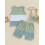 (2-3 Years, Green) Ensemble 2 pcs pour tout-petits. 4