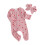 (Newborn, Pink) Mono de San y diadema. 1