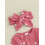 (3-6 Months, Red) Mono de San y diadema. 2