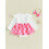 (3-6 Months, Pink) Baba lány Valentin-napi ruha fejpánttal 4