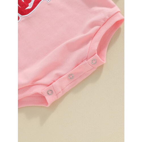 (12-18 Months, Pink) Βρεφικό Ροζ Φόρεμα Κεντημένο, Casual 2