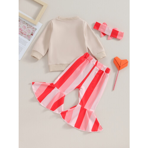 (12-18 Months, Khaki) Σετ Αγίου Βαλεντίνου και κορδέλα 2