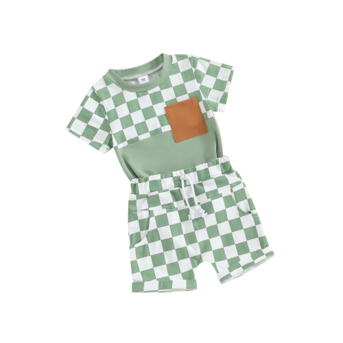 (3-4 Years, Green) Καλοκαιρινά ρούχα για 2 τεμάχια