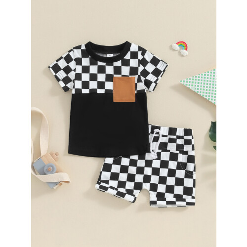 (2-3 Years, Black) Καλοκαιρινά ρούχα για 2 τεμάχια 1