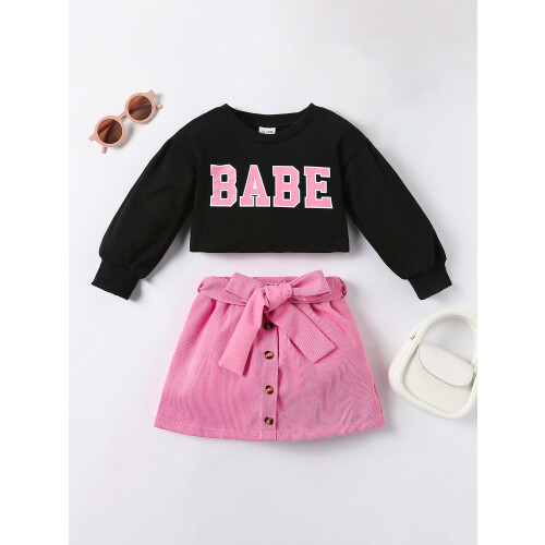 (4-5 Years, Pink) Σετ 2 τεμαχίων με ζώνη 1