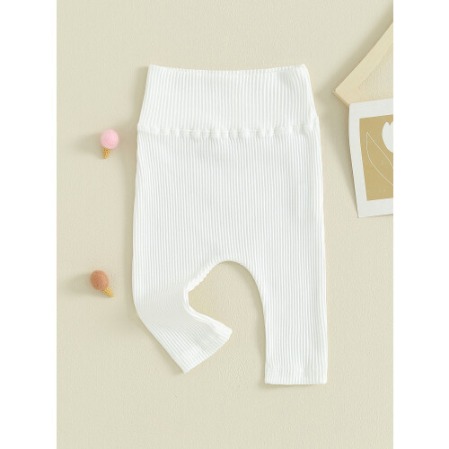 (12-18 Months, White) Παντελόνι νήπια, ελαστικό, για βρέφη 1
