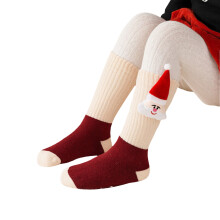 (1-3 Years, Red) Calcetines navideños para para bebés.