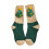 (1-3 Years, Green) Calcetines navideños para para bebés. 2