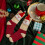(3-5 Years, Red) Chaussettes de Noël la marche. 5