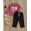 (6-12 Months, Red) Ensemble 2 pièces pour l'automne. 4