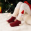 (3-5 Years, Red) Chaussettes de Noël la marche. 3