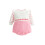 (12-18 Months, Pink) Μωρό κορίτσια πλεκτό χαριτωμένα ρούχα 1