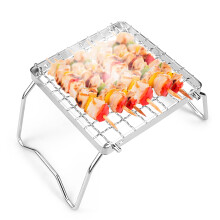 Mini Edelstahl-Faltgrillständer - Reisen, Camping & Picknick