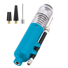 Small Hand Pump for Footballs and Basketballs, High Pressure Manual Air Pump, User-Friendly Design, Compact Blue Model