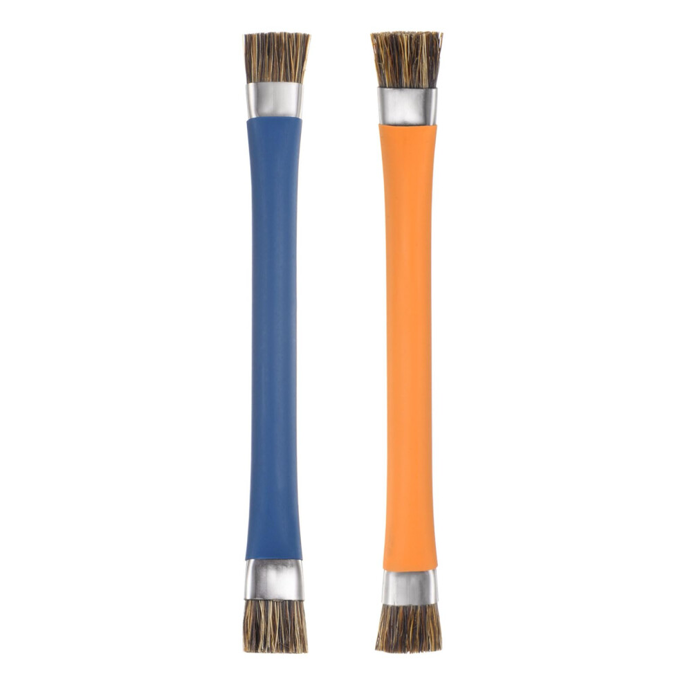Doublehead Esd Antistatic Motherboard Cleaning Brush With Rubber Grip For Phone And Pc, Orange/Blue 9199774131780