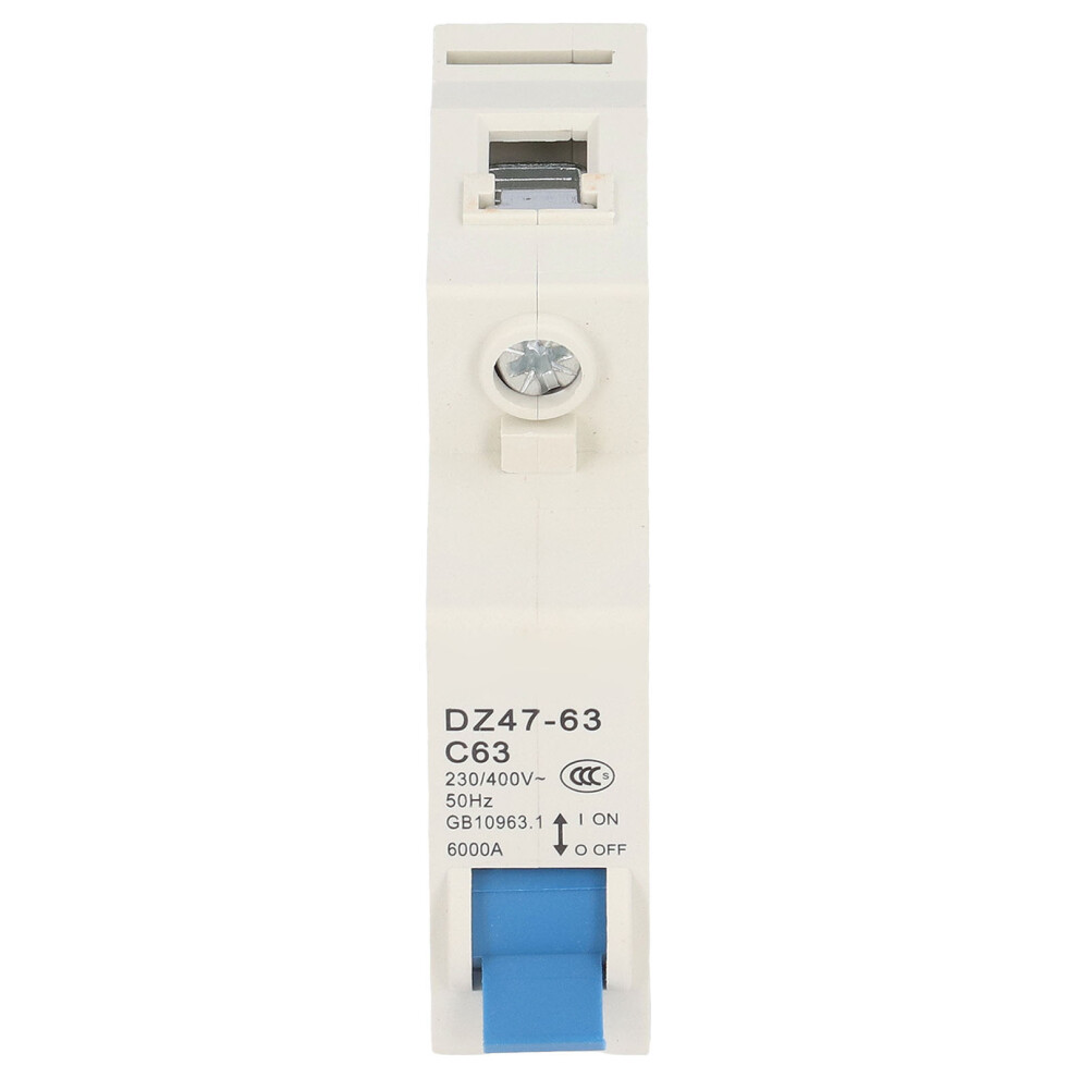 Miniature Circuit Breaker 1P 63A 230V/400V Din Rail Isolator C63 8791375902885