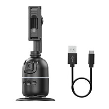 P03 AI Tracking Gimbal Stabilisator für Smartphone/Kamera, Desktop-Handyhalterung, 360 Rotation Gimbal Follow Focus