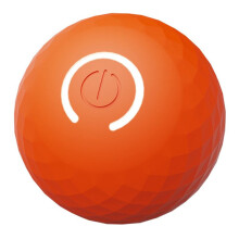 Automatisk Rullande Boll Kattleksak Interaktiva Hundleksaker Bollar Uppladdningsbara Husdjursberikningsleksaker Bittålig Orange