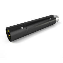 Adattatore di Alimentazione Phantom Professionale XLR 3Pin 48V per Microfono Dinamico Adattatore Preamplificatore con Guadagno 28Db