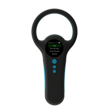 Zwarte Animal Chip Reader 134,2/125KHz Dubbele Frequentie Slaat 800 Gegevenskleurenscherm op voor Katten, Honden en Vee