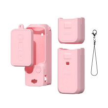 BRDRC Étui en Silicone pour Appareil Photo pour Osmo Pocket 3 Corps D'Objectif Couvercle de Protection Capuchon D'Objectif à Cardan Coque
