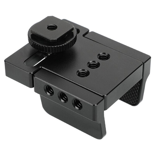 Universal SSD Holder Adjustable Hard Drive Clamp with 1/4"-20 Mounting Points for Width Range 35-80mm Camera Rig Mount 2