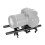 Camera Mounting Plate Pro DSLR Shoulder Mount Support Rig Tripod Mount Plate with Lens Support 15mm Rods(B) 5
