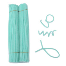 Pipe Cleaners 50pcs Light Green Chenille Stems for Kids DIY Craft Supplies and Handmade Art Projects