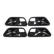For 3 4 Series F30 F32 F35 316i 318i 320li 2013-2019 ABS Carbon Fiber Interior Door Handle Bowl Cover Trim