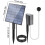 Solar Pond Aerator Solar Air Pump with Adjustable Panel for Fish Tanks Hydroponics Low Noise 4