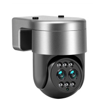8MP 4K IP Camera Dual Lens Outdoor Security, 8X Zoom, Auto Tracking, CCTV Video Surveillance NVR FTP, WiFi, 32G