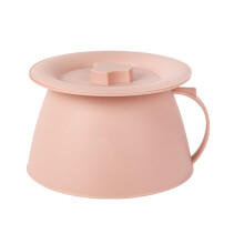Pee Bucket 1.5L Bedside Spitting Pot With Handle, Outdoor Bedpan For Men Women Children, Pink