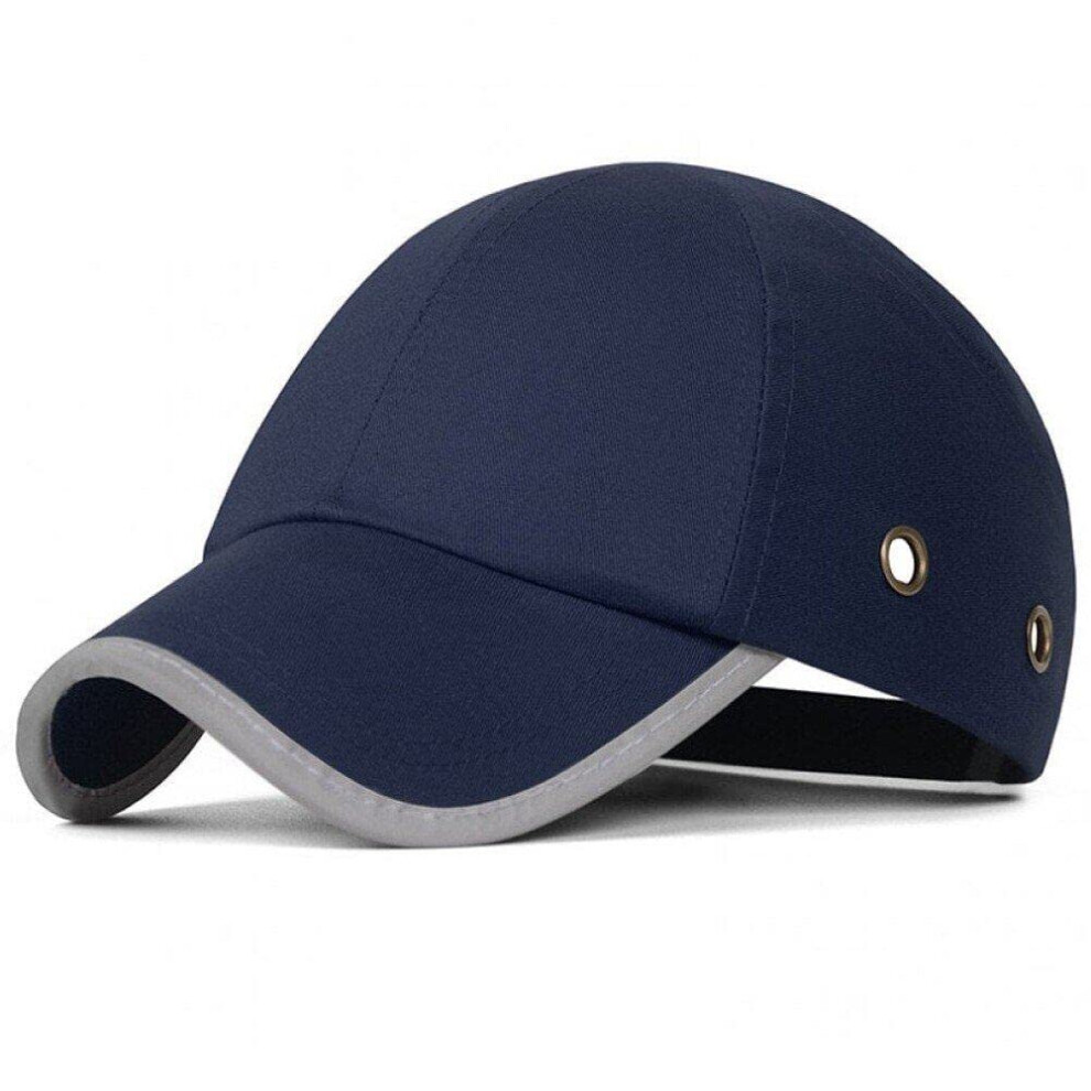 Silent Safety Bump Cap Baseball Style Head Protection Breathable For Factory Use Blue 9199774132701