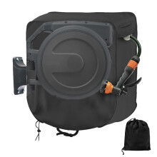 Waterproof Retractable Hose Reel Cover with FadeResistant Oxford Fabric for Outdoor Winter Protection