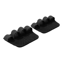 Weight Lifting Gloves for Men - Anti-Slip Kettlebell and Barbell Workout Mitts, Black Protective Hand Gear