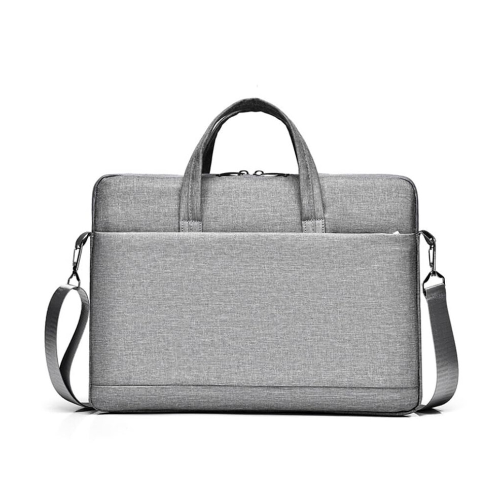Laptop Bag Sleeve For 13 Inch Computer Notebook, Shockproof Shoulder Carry Case With Protective Design Gray 9199774132954